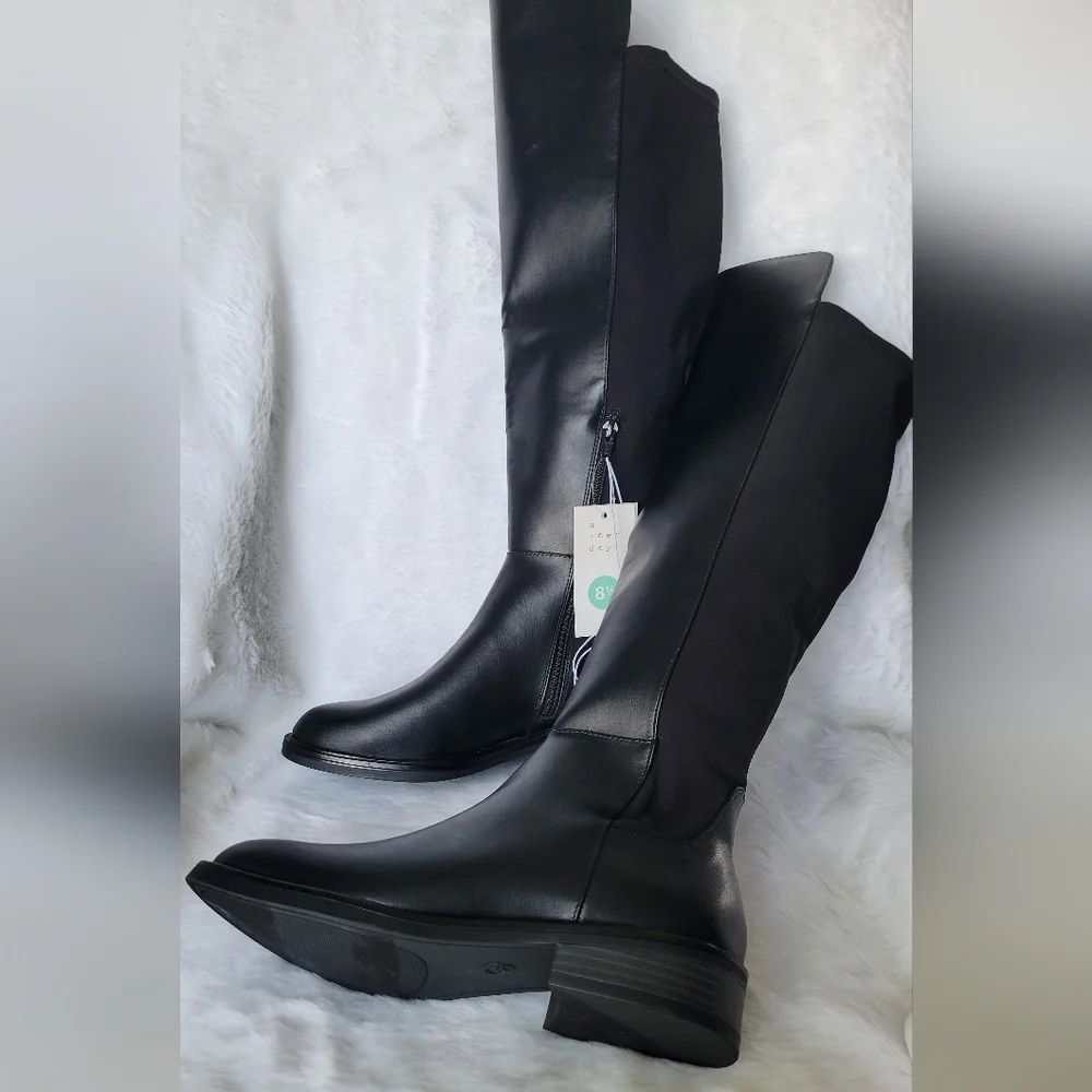 Black Tall Boots|Knee Boots